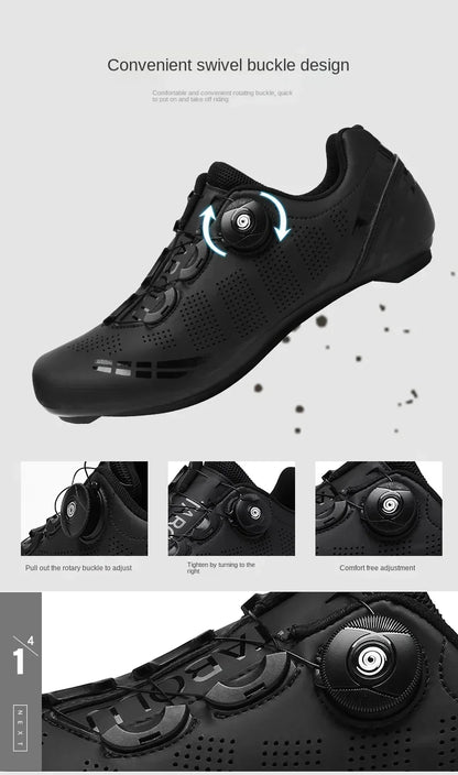 Scarpe da ciclismo unisex per bici da strada, da uomo, da racing, autobloccanti, sneaker da velocità per bicicletta da donna, tacchette SPD, calzature da ciclismo su strada