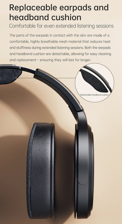 Cuffie audiophile over-ear magnetiche planari FiiO JT7 – Driver 95x86mm, headset HiFi cablato 4.4mm e 3.5mm