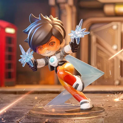 POP MART Overwatch Play of The Game Series Blind Box originale, Mystery Box a sorpresa, graziose action figure anime, ornamenti e statuette