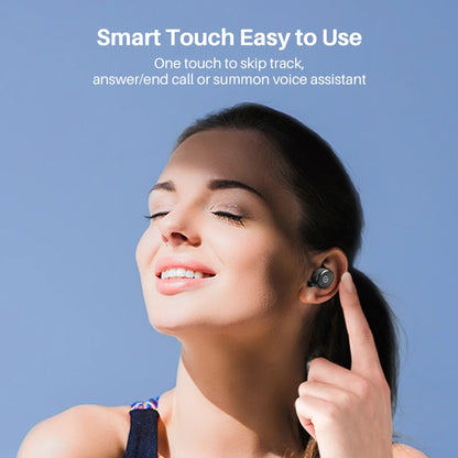TOZO T10 Bluetooth 5.3 Earphones ,Wireless Headphones , AI Enhanced Calling With Deep Bass, IPX8 Waterproof Earbuds ,45H Play