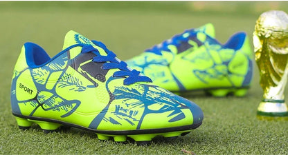 Chaussures de Football pour enfants, chaussures de Football pour garçons, Futsal, baskets d'intérieur rapides, crampons originaux, bottes de Football