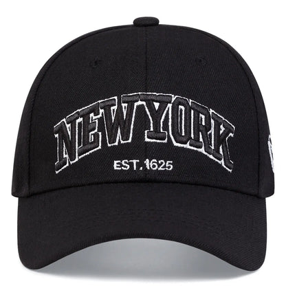 Unisex New York Letter Embroidery Baseball Caps Spring and Autumn Outdoor Adjustable Casual Hats Sunscreen Hat Sports Golf Cap