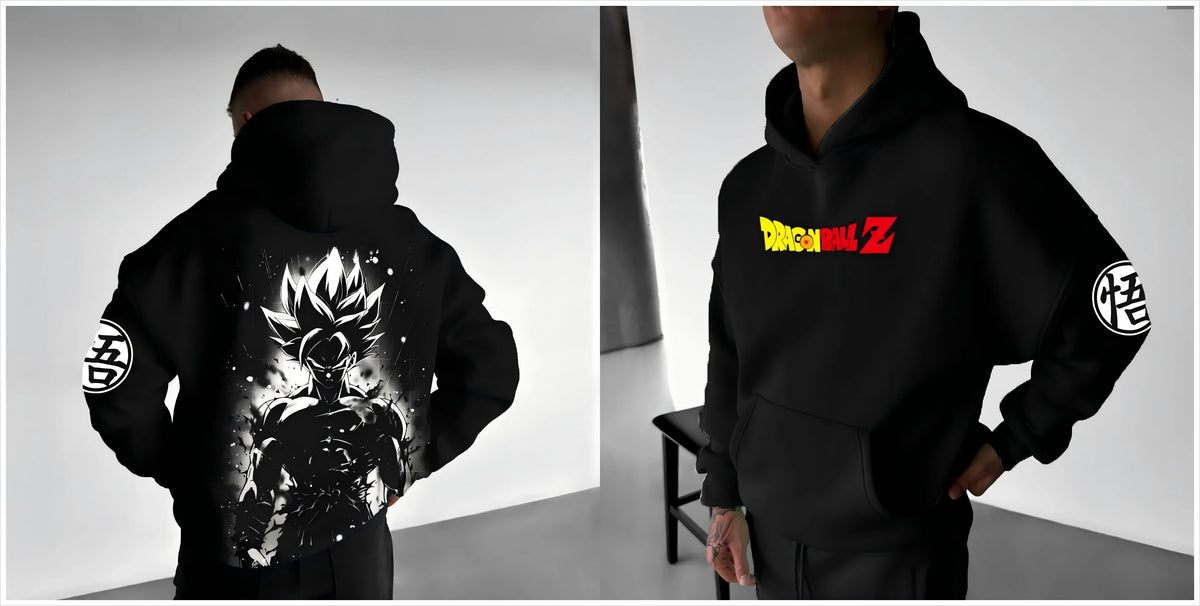 Anime Dragon Ball Printed Hoodie Sweatshirt Men's and Women's Hoodie Men's Tops Sports Hoodie Harajuku Y2K Hoodie