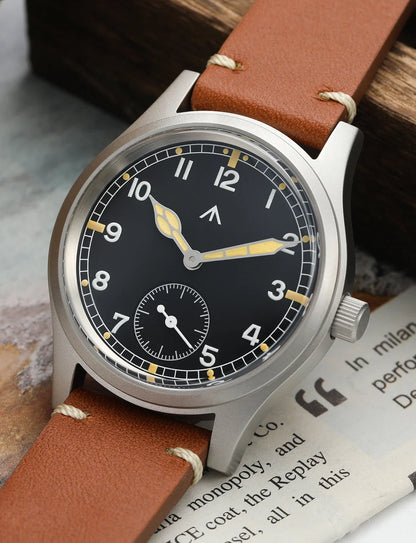 Militado D12 Quartz Watch Men VD78 Movement Domed Sapphire Crystal V2 Clear AR Coating Wristwatch 10Bar Water Resistance Watch