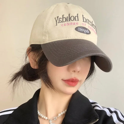 Retro Japanese Style Hip-hop Hats 5 Panel Thin Flat Brimmed Baseball Cap Quick-drying Breathable Sunscreen Hat Unisex