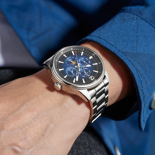 WM Watch Automatic Mechanical Watches Waterproof Multifunctional Business Men's Watches WM160M