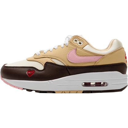 Baskets Nike Air Max 1 87 officielles et authentiques pour femme, style minimaliste, sportif et décontracté, FZ4346-200