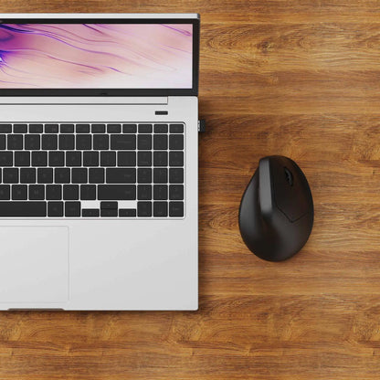 Ratón ergonómico inalámbrico Keychron M5 óptico con tasa de sondeo 8K, 2.4GHz y Bluetooth, Type-C, sensor 3950