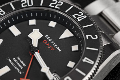 SEESTERN Titanium Diver Men of Watch GMT Automatic Mechanical Wristwatch NH34 Movement Sapphire Crystal 200M Waterproof Lume New