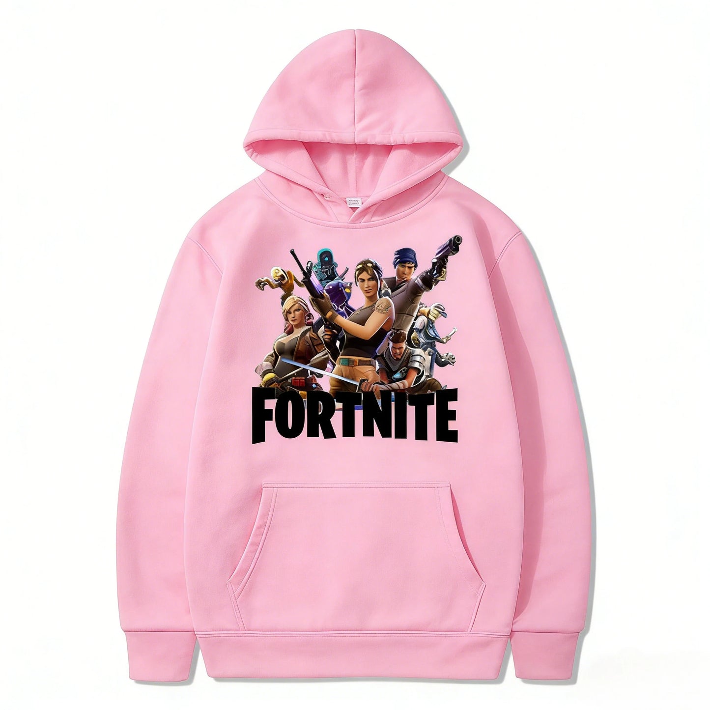 Felpe con cappuccio per bambini Fortnite con stampa game, cartoon, comode, vestibilità ampia, maniche lunghe, abbigliamento autunno-inverno