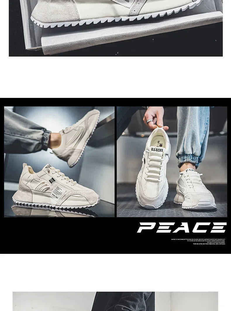 Men's Luxury Sneakers Sports Moccasins Chunky Casual Comfortable Breathable Trendy Designer Personality Shoes