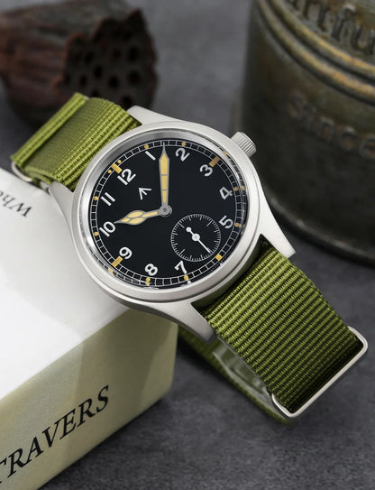 Militado D12 Quartz Watch Men VD78 Movement Domed Sapphire Crystal V2 Clear AR Coating Wristwatch 10Bar Water Resistance Watch