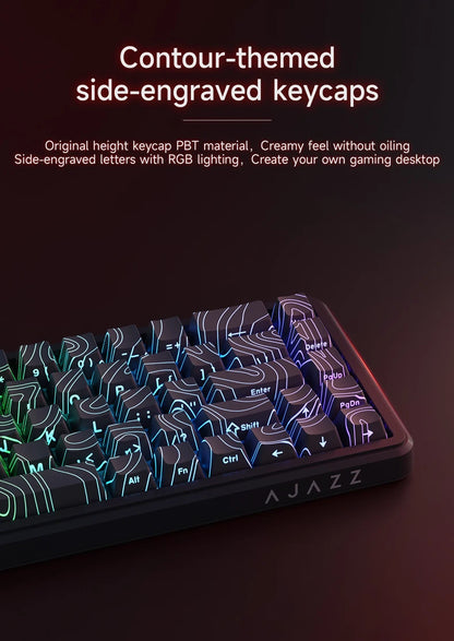 AJAZZ AK680 MAX Magnetic Axis Wired Keyboard 0.125ms Ultra-Low Latency Professional Gaming Keyboard