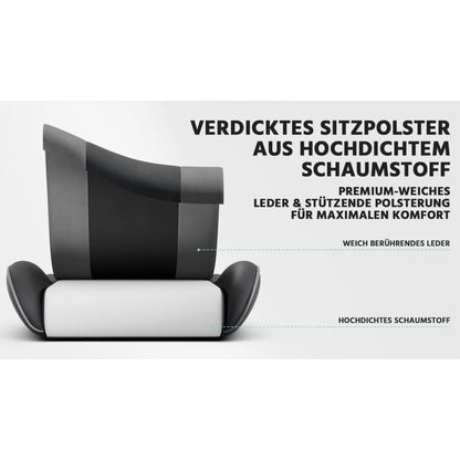 Ergonomic Computer Gaming Chair with Waist Support, Breathable PU Leather Office Chair, Seat Height and Backrest Adjustable