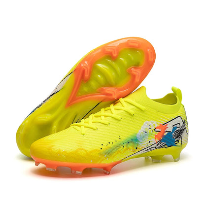 Chaussures de football pour hommes, bottes de football professionnelles originales, chaussures de terrain décontractées de haute qualité, ultra-légères, antidérapantes, pour activités de plein air.