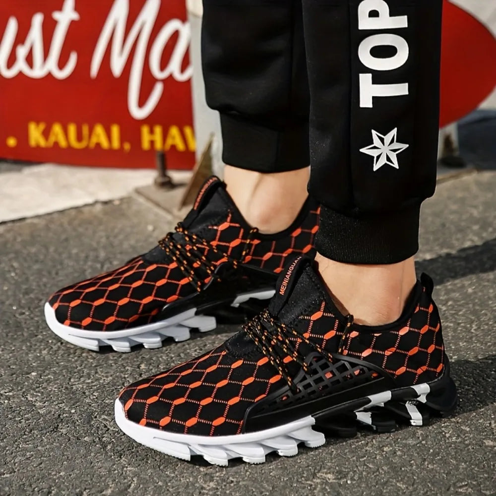 Men's Sports Shoes Breathable Casual Walking Tennis Sports Shoes