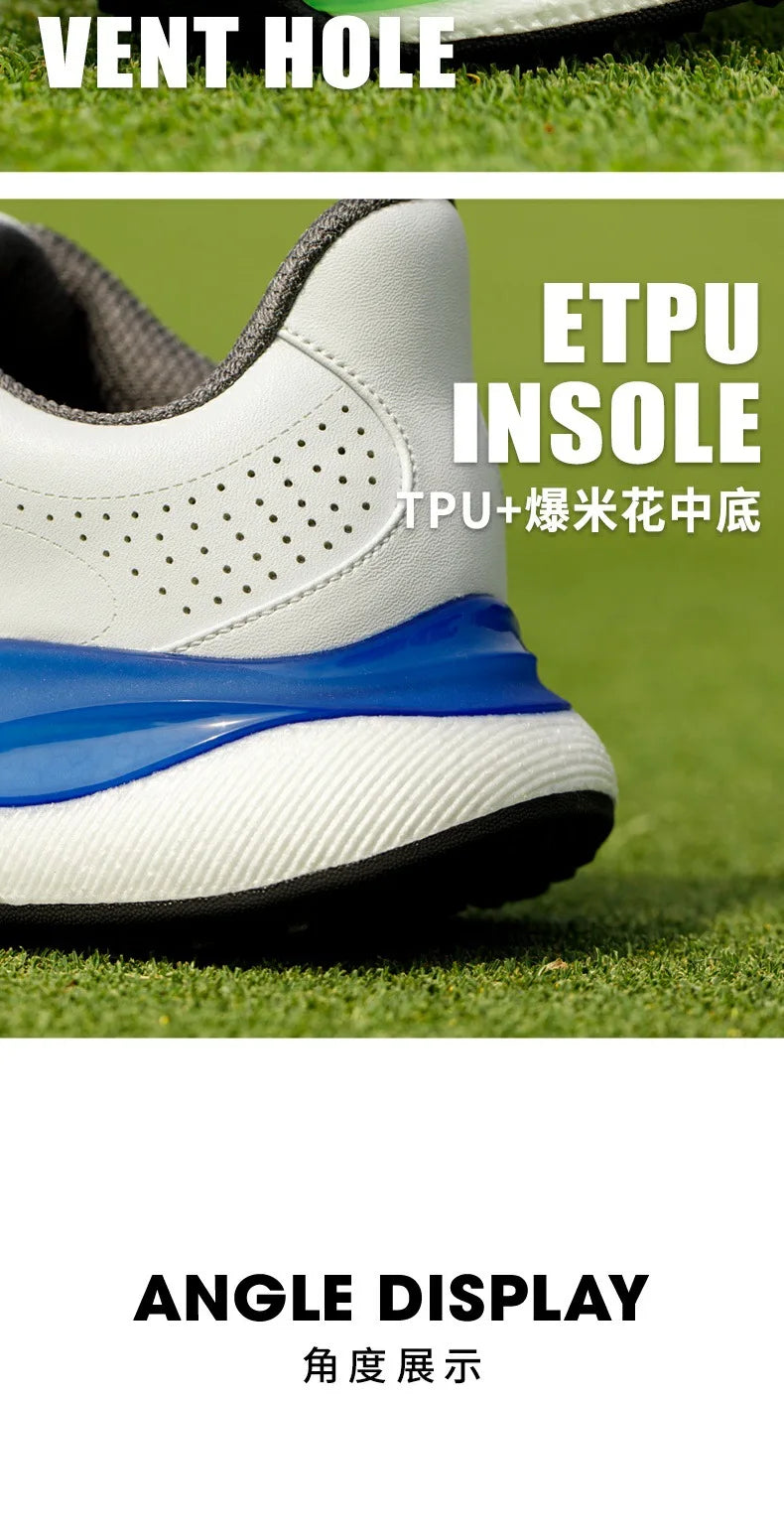 PGM muške sportske tenisice za golf Super Soft Popcorn midsole Knob Lace, protuklizne, prozračne golf cipele
