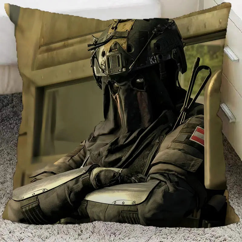 Anime Call of Duty Ghost Keegan Konig Cosplay 45CM Throw Pillows Soft Waist Sofa Cushion Throw Bedroom Pillows