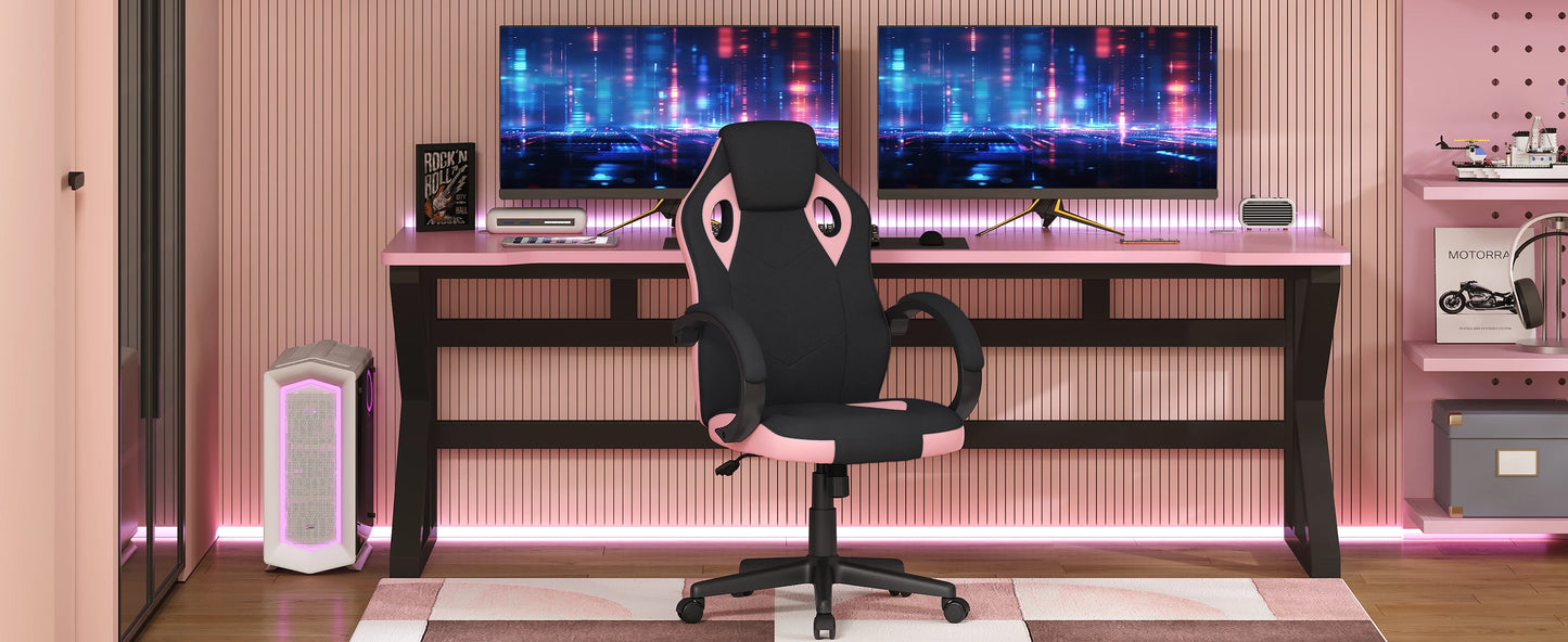 WOLTU Ergonomic Design Gaming Chair Gamer Armchair Office Computer Chair Tilt Mechanism Adjustable Height 360° Swivel High Back