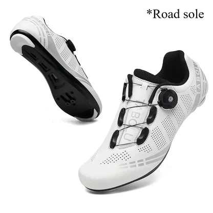 Scarpe da ciclismo unisex per bici da strada, da uomo, da racing, autobloccanti, sneaker da velocità per bicicletta da donna, tacchette SPD, calzature da ciclismo su strada