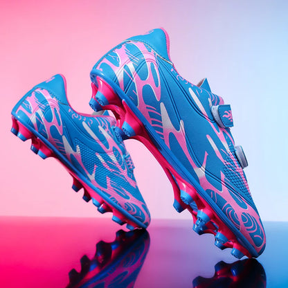 Nouveaux hommes enfants bottes de Football ultralégers garçons chaussures de Football professionnelles crampons antidérapant Match herbe chaussures d'entraînement livraison directe