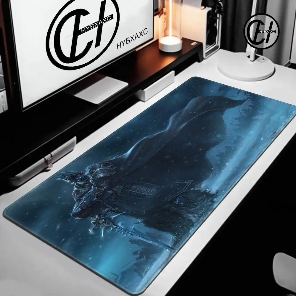 World of Warcraft Lich King -hiirimatto PC HD anime -pelitarvikkeet näppäimistöhiirimatto kannettavalle XXL-pelikaapin pöytämatto matto