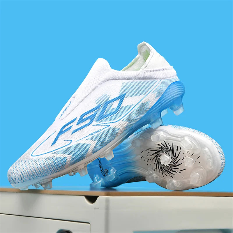 New Men's Football Boots Ultralight Sport Indoor Cleats Soccer Shoes Grass Adult Non-Slip Non Slip Fg Turf Futsal Comfortable