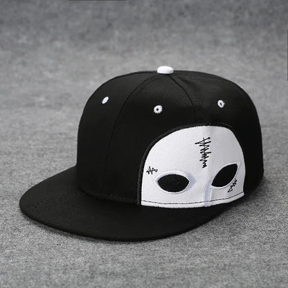 Men's Letter Embroidery All-match Flat Brim Baseball Cap Ladies Summer Hip Hop Hats Outdoor Shade Adjustable Casual Peaked Caps