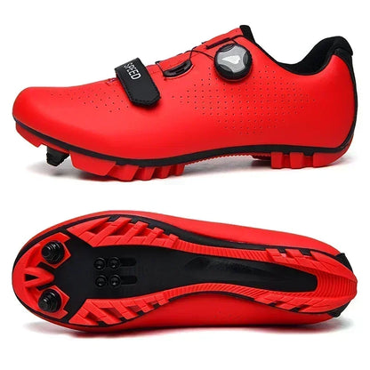Uudet unisex-pyöräilykengät miehille ja naisille, klosseilla – maantie-, maasto- ja MTB-kilpapyöräilyyn, SPD-yhteensopivat pyöräilykengät