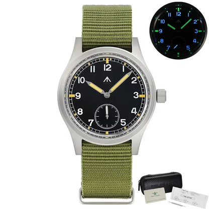 Militado D12 Quartz Watch Men VD78 Movement Domed Sapphire Crystal V2 Clear AR Coating Wristwatch 10Bar Water Resistance Watch