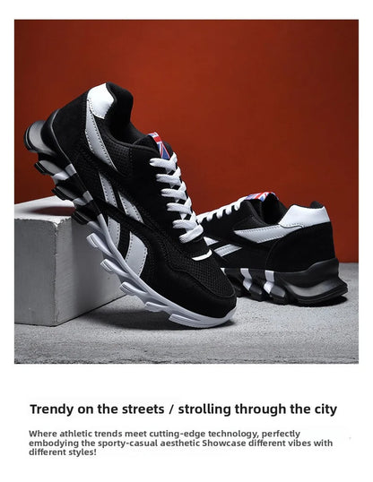 men's and women's running shoes breathable casual sneakers anti-slip vibration comfortable walking shoes 38-46