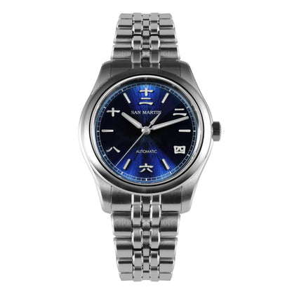 San Martin New 39mm Gada Watch Chinese Style Original Design Sunburst JianZhan Miyota 90S5 Men Dress Automatic Mechanical SN0144