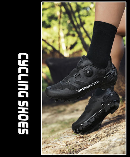 Unisex nye cykelsko – professionelle, lette, luksuriøse og originale landevejs-/MTB-racercykelsko i gummi til mode, cykel, streetwear og sport