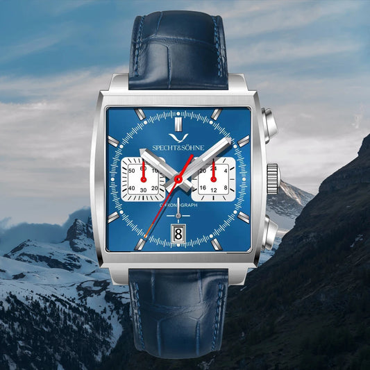 Specht & Söhne New Hot Watches Men Luxury Brand Male Japan VK64 Chronograph Trendy Sport Wristwatch Waterproof