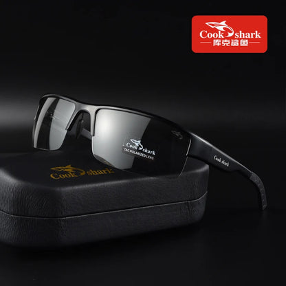 Cook sunglasses for men driving with UV-proof discoloration sunglasses polarized day and night glasses