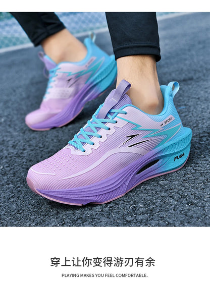 Sports Running Shoes for Men Sneakers Marathon Breathable Comfortable Brand Trend Women’s Athletic Trainers Outdoor Sneakers with Air Cushion