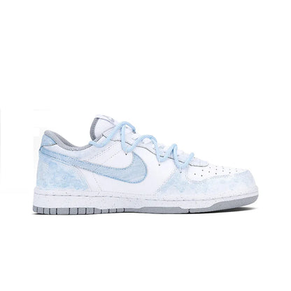 Zapatillas personalizadas Nike Dunk «Fog Hidden Auspicious Clouds»: zapatillas de caña baja de estilo retro «High-Street» con diseño de tinta china difuminada, unisex