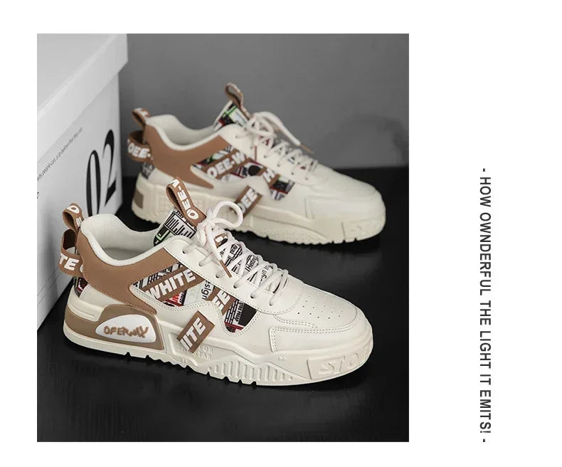 Sapatilhas de skate para homem, verão, em pele, casuais, moda, outdoor, corrida, desporto, caminhada, ténis, plataforma, designer, luxo