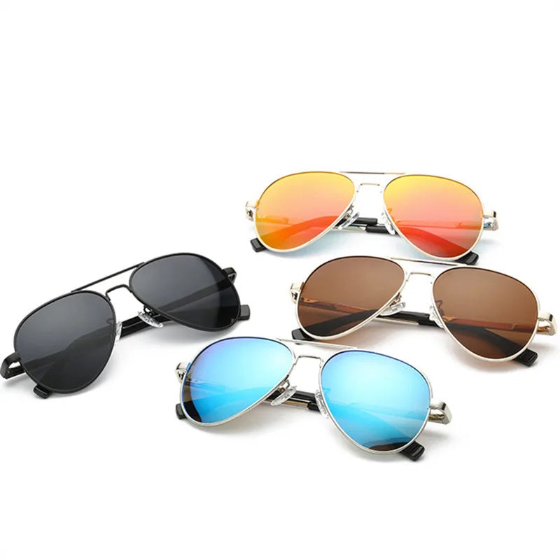 Kids Polarized Sunglasses Small Face Boy Girls Pilot Glasse