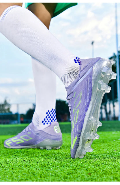 Nouvelles chaussures de football pour hommes, antidérapantes, pour futsal en salle, crampons pour terrain gazonné, baskets de haute qualité, modèle haut de gamme, très vendues, pour l'extérieur