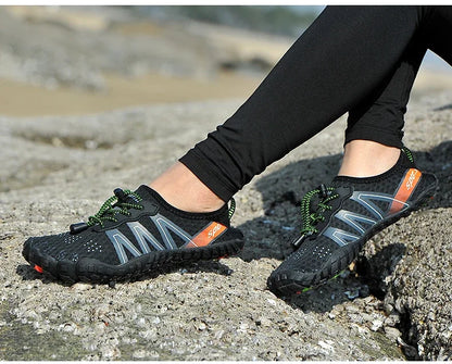 Pánské aqua boty do vody a na plavání, dámské tenisky, dětské barefoot boty pro chlapce, plážové sandály, rychleschnoucí obuv k řece, moři, potápění a do posilovny