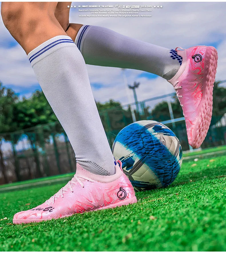Professionelle Fußball-Sneaker für Herren und Damen, hochwertige modische Fußballschuhe für Herren, große Größe 46, Futsal-Schuhe, Herren-Trainer