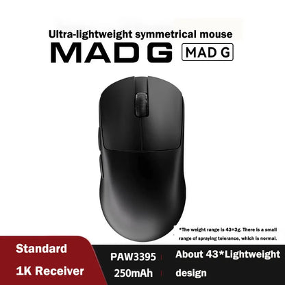 FGG Madlions Mad G Pro Max Ultra-lightweight Wireless Mouse Original 8K HZ Dual-Mode Low Latency PAW3395 Gamer Accessories Gifts