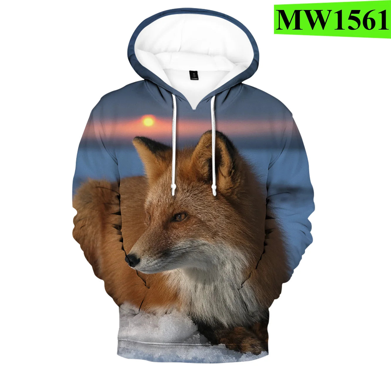 Suositut hip hop -tyyliset uutuushupparit ja collegepaidat, mukava uusi Fox 3D -printti, miehille/naisille, aikuisille/lapsille, rennot puserot