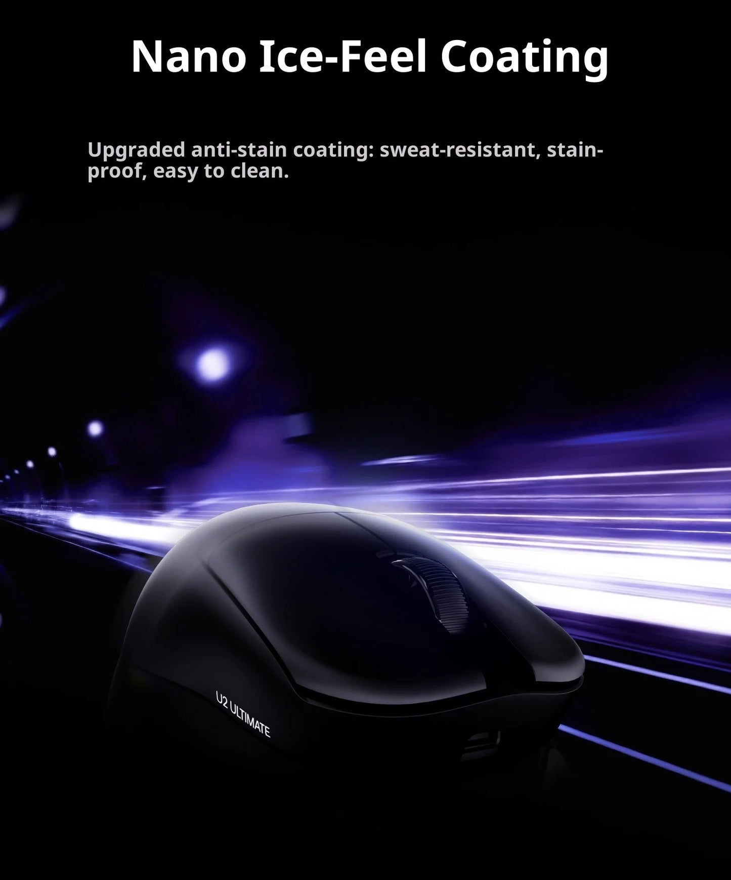 NEW ATK U2 V2 Mini Ultimate Wireless Gaming Mouse Tri-model Lightweight PAW3950Ultra 8KHz 500mAh Custom Ergonomic E-sports Mouse