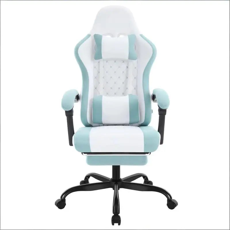 Ergonomic Gaming Chair for Home Office, Breathable Fabric Office Chair with 360° Swivel Wheels, Adjustable Height Computer Desk Chair, Comfortable Gaming & Office Chair