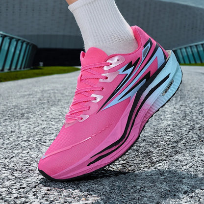 Unisex-Sportschuhe, modische Schnür-Laufschuhe, stoßdämpfend, rutschfest, mit Rebound-Effekt, Trainingsschuhe 2026, neue Outdoor-Fitnessschuhe