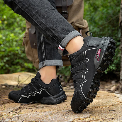 Men’s Lockless Cycling Shoes, Outdoor Mountain Cross-Country Non-Slip Hiking Shoes, Breathable Sports Shoes, Road Cycling Shoes
