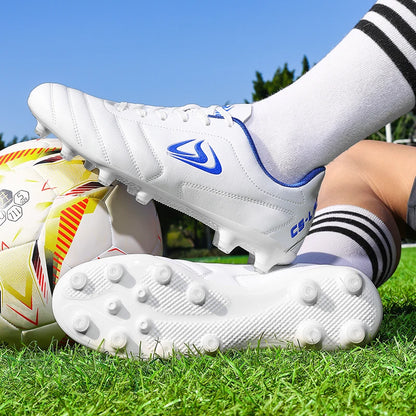 Nouvelles chaussures de football pour hommes, chaussures de soccer d'extérieur TF FG, crampons pour terrain en herbe, chaussures d'entraînement confortables, chaussures de match, futsal, chaussures de sport respirantes pour