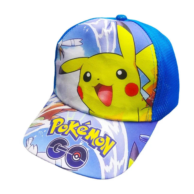Animuotų „Pokemon“ beisbolo kepurė su Pikachu, reguliuojama „Pokemon“ cosplay, hip-hop stiliaus kepurė vaikams, mergaitėms ir berniukams, anime figūrėlės, žaislai, dovanos vaikams